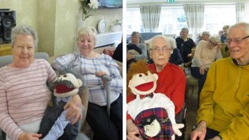 The Puppets put on a show at Park House